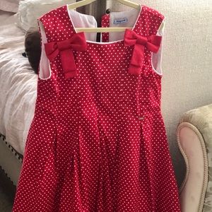 NEW red and white polka dot dress!